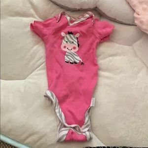 Zebra onesie